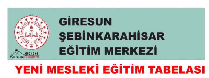 yeni okul tabelası logo