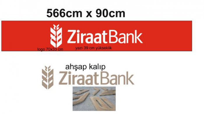 ziraat bankası vakum tabelacı ziraat bankası tabelacısı ziraat bankası vakum harf kalıp yapan tabela