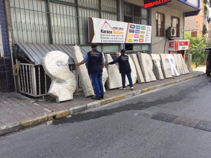 şifadır termal büyük harf meydan tabelası