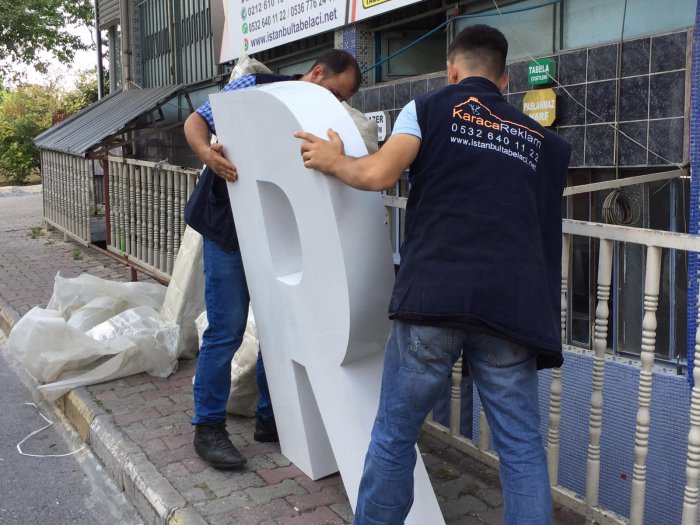 büyük harf tabela büyük harf alaminyum sıtatik boyalı harf tabelabüyük harf yapan firma büyük şehir 