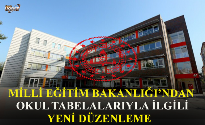 yeni okul tabelası logo