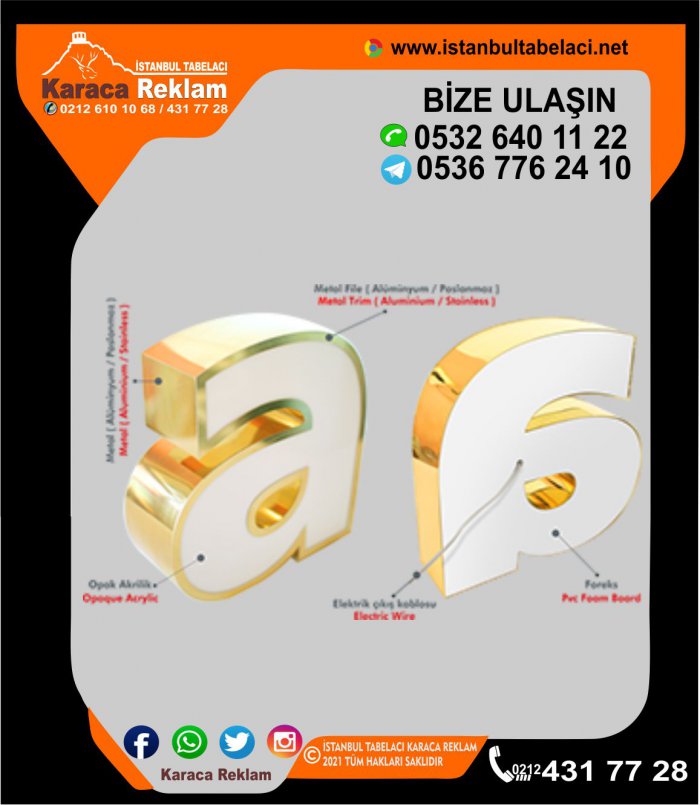 FASON HARF İMALATI FASON TABELA İMALATI FSON REKLAMCI FASOM REKLAM İŞLERİ YAPAN FİRMA