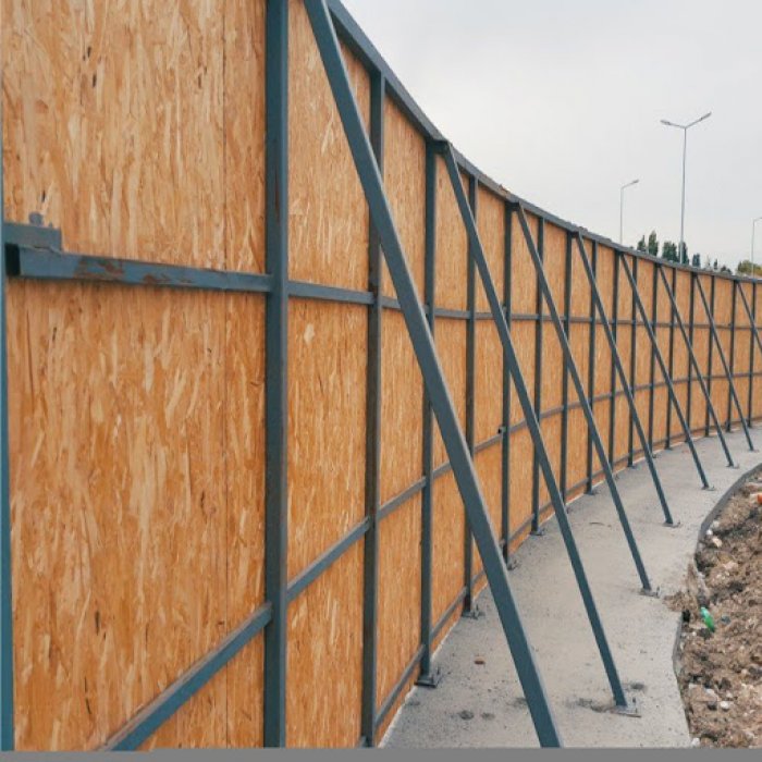 karaca işaat şantiye kenarı kalvaniz sac osb su kontrası reklam afiş branda demir pofil şantiye kena