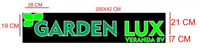 hollanda garden lux veranda by tabelası 